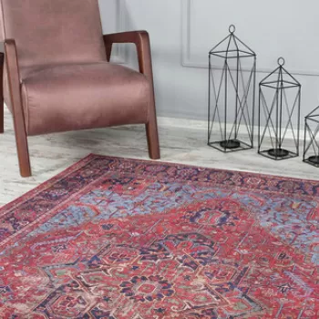 Covor, Claret Red AL 162 , 140x190 cm, Poliester , Multicolor imagine