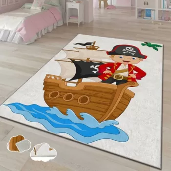 Covor, csbrghl-162, 100x140 cm, Poliester, Multicolor imagine