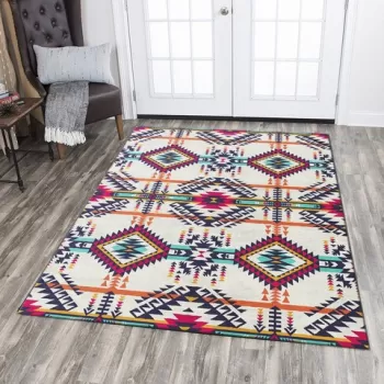 Covor, csbrghl-169, 100x140 cm, Poliester, Multicolor imagine