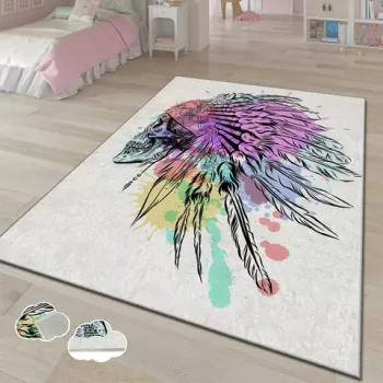 Covor, csbrghl-201, 120x180 cm, Poliester, Multicolor imagine