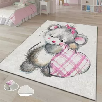 Covor, csbrghl-358, 100x180 cm, Poliester, Multicolor imagine