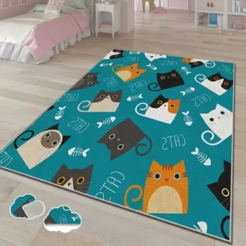 Covor, csbrghl-589, 120x180 cm, Poliester, Multicolor imagine