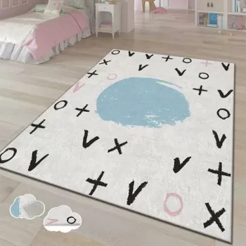 Covor, csbrghl-662, 100x140 cm, Poliester, Multicolor imagine