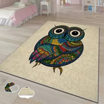 Covor, csbrghl-789, 100x140 cm, Poliester, Multicolor imagine