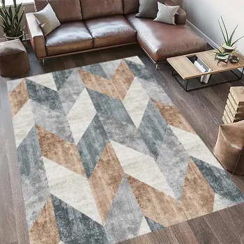 Covor cu print, Devon, Heinner, 200x300 cm, poliester, multicolor imagine