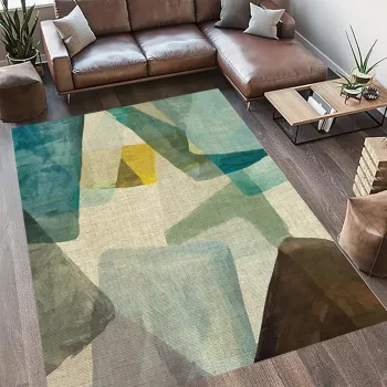 Covor cu print, Forest, Heinner, 160x230 cm, poliester, multicolor imagine