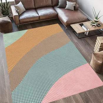 Covor cu print, Rainbow, Heinner, 160x230 cm, poliester, multicolor imagine