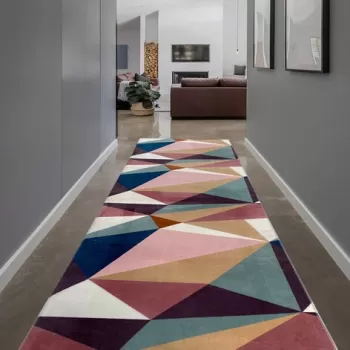 Covor de hol, 050, 120x100 cm, Poliester, Multicolor imagine