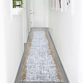 Covor de hol, 2632, 80x400 cm, Polipropilena, Mustar / nurca imagine