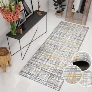 Covor de hol, 2639 , 80x250 cm, Polipropilena, Mustar / nurca imagine