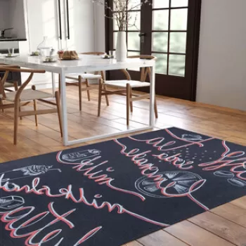 Covor de hol, Ada Gon?l Chenille, 75x230 cm, Poliester , Multicolor imagine