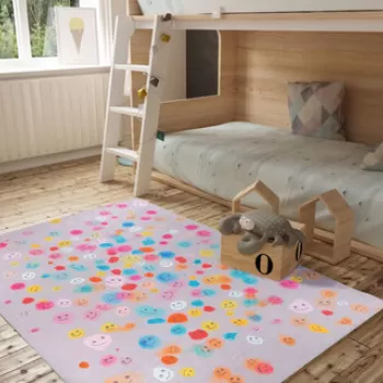 Covor de hol, Ada Gon?l Chenille AL 293 , 75x230 cm, Poliester , Multicolor imagine