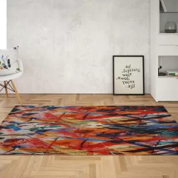 Covor de hol, Ansley, 80x150 cm, Poliester, Multicolor imagine
