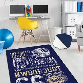 Covor de hol, Athletic League , 80x100 cm, Catifea, Multicolor imagine