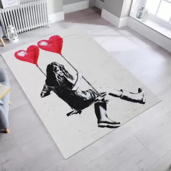 Covor de hol, Basil, 80x150 cm, Poliester, Multicolor imagine