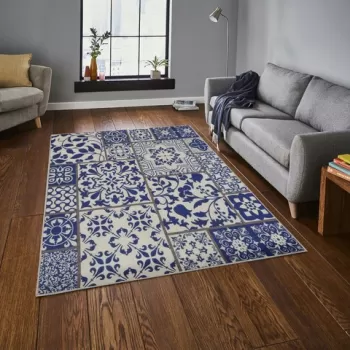 Covor de hol, Briar, 80x150 cm, Poliester, Multicolor imagine