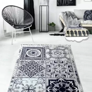 Covor de hol, Carpet 80X100, 50% TESTURA DE catifea/ 50% POLIESTER, Multicolor imagine