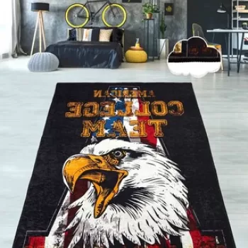 Covor de hol, College Team, 50% TESTURA DE catifea/ 50% POLIESTER, Multicolor imagine