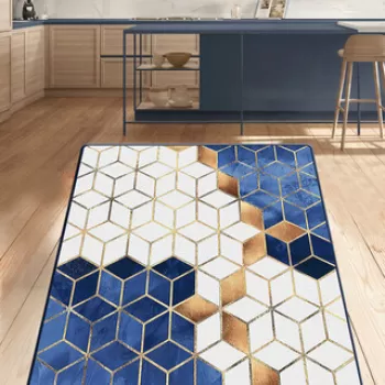 Covor de hol, Cube 80 x 150, 80x150 cm, 50% TESTURA DE catifea/50% poliester, Multicolor imagine