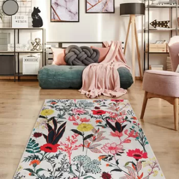 Covor de hol, Derosa Djt, 80x150 cm, 50% TESTURA DE catifea/50% poliester, Multicolor imagine