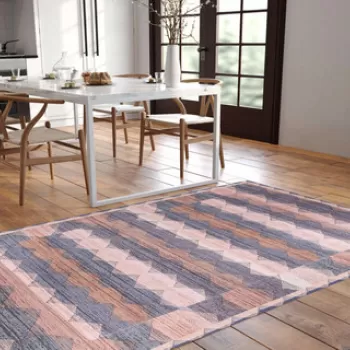 Covor de hol, Dorian Chenille, 75x150 cm, Poliester , Multicolor imagine