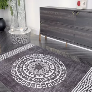 Covor de hol, Dorian Chenille, 75x230 cm, Poliester , Multicolor imagine