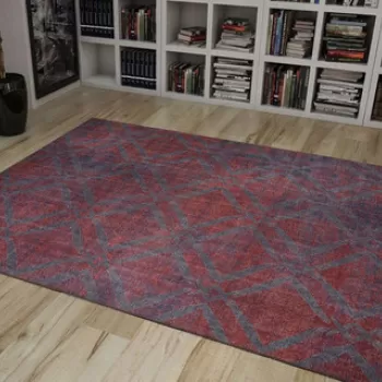 Covor de hol, Dorian Chenille, 75x230 cm, Poliester , Multicolor imagine