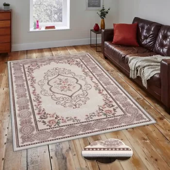 Covor de hol, EEXFAB477, 80x150 cm, Poliester, Multicolor imagine