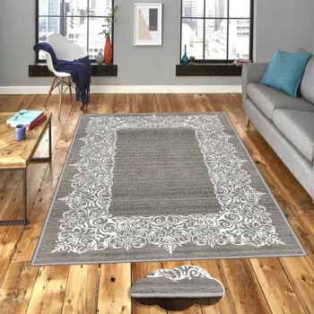 Covor de hol, EEXFAB606, 80x150 cm, Poliester, Multicolor imagine