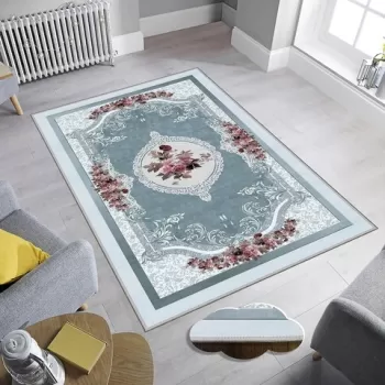 Covor de hol, EEXFAB660, 100x200 cm, Poliester, Multicolor imagine