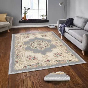 Covor de hol, EEXFAB680, 80x150 cm, Poliester, Multicolor imagine