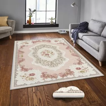 Covor de hol, EEXFAB696, 80x150 cm, Poliester, Multicolor imagine