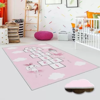 Covor de hol, EEXFAB746, 100x200 cm, Poliester, Multicolor imagine