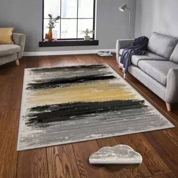 Covor de hol, EEXFAB793, 100x150 cm, Poliester, Multicolor imagine