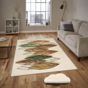 Covor de hol, EEXFAB822, 100x200 cm, Poliester, Multicolor imagine