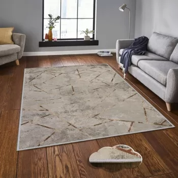 Covor de hol, EEXFAB826, 100x150 cm, Poliester, Multicolor imagine