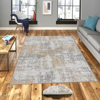 Covor de hol, EEXFAB833, 100x150 cm, Poliester, Multicolor imagine