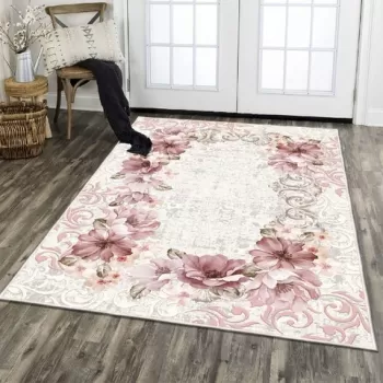 Covor de hol, ELS1813, 80x150 cm, Catifea, Multicolor imagine