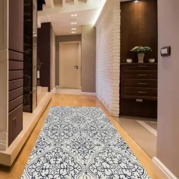 Covor de hol, ELS1906, 100x300 cm, Catifea, Multicolor imagine