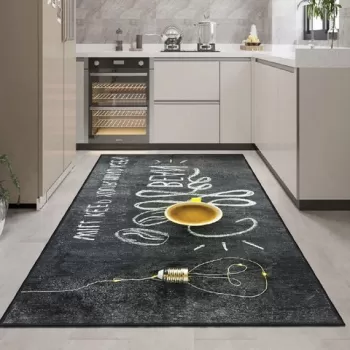 Covor de hol, ELS2186, 80x150 cm, Catifea, Multicolor imagine