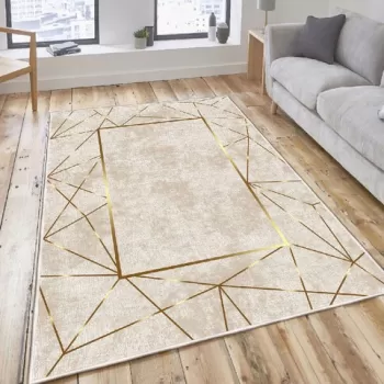 Covor de hol, ELS2400, 80x300 cm, Catifea, Multicolor imagine