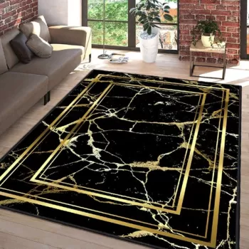 Covor de hol, ELS2417, 80x150 cm, Catifea, Multicolor imagine