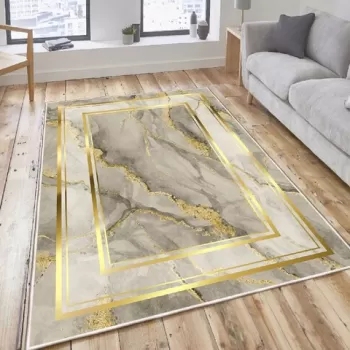 Covor de hol, ELS2418, 80x150 cm, Catifea, Multicolor imagine