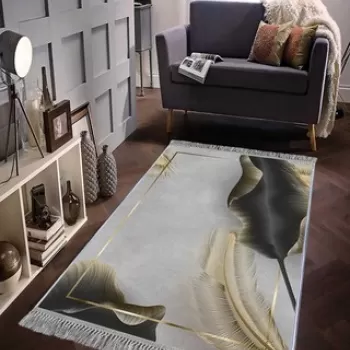 Covor de hol, ELS2435, 100x150 cm, Catifea, Multicolor imagine