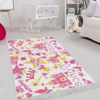 Covor de hol, ELS513, 100x200 cm, Catifea, Multicolor imagine