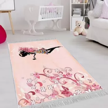 Covor de hol, ELS516, 80x150 cm, Catifea, Multicolor imagine