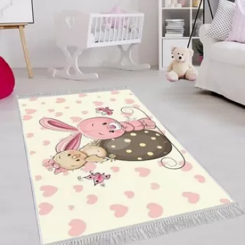 Covor de hol, ELS530, 100x200 cm, Catifea, Multicolor imagine