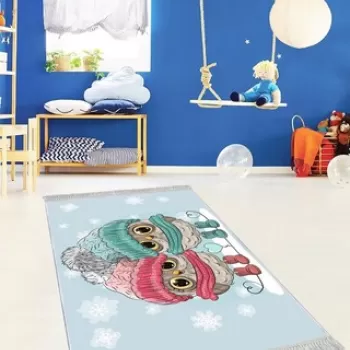 Covor de hol, ELS532, 100x300 cm, Catifea, Multicolor imagine