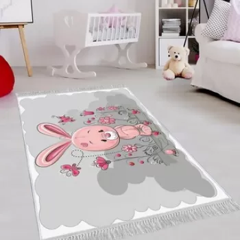 Covor de hol, ELS555, 100x200 cm, Catifea, Multicolor imagine