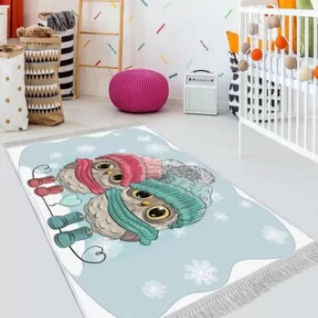 Covor de hol, ELS556, 80x300 cm, Catifea, Multicolor imagine